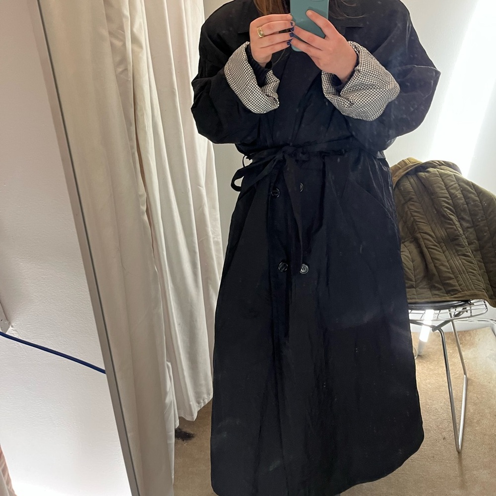 Vintage nylon trench